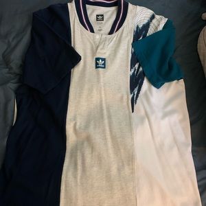 Adidas Vintage style polo shirt 2XL